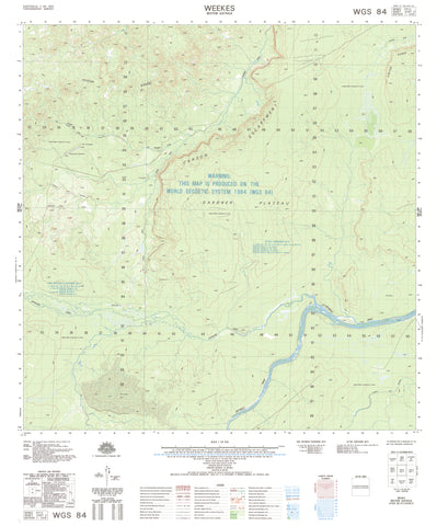 4267-3 Weekes 1:50k Topographic Map