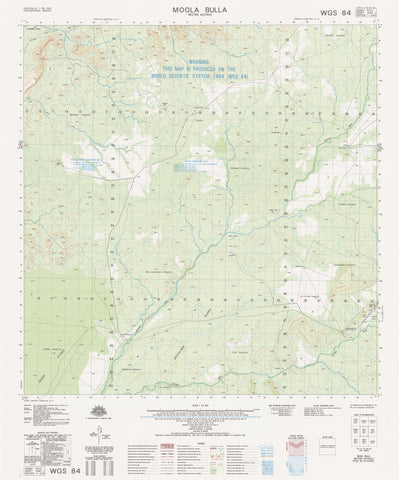 4361-1 Moola Bulla 1:50k Topographic Map