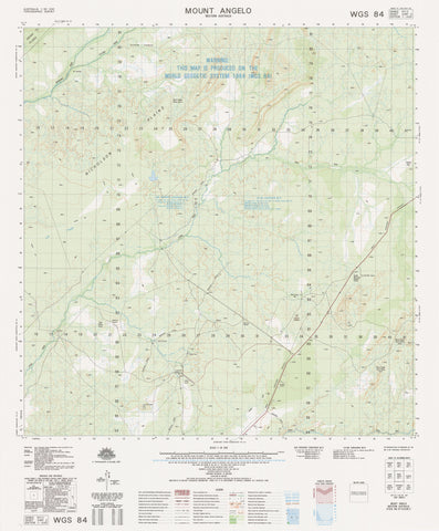 4361-2 Mount Angelo 1:50k Topographic Map