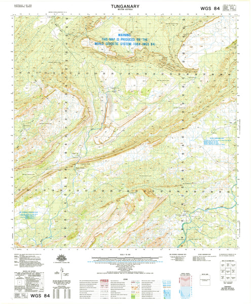 4362-1 Tunganary 1:50k Topographic Map