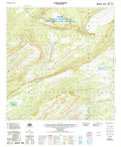 4362-1 Tunganary 1:50k Topographic Map