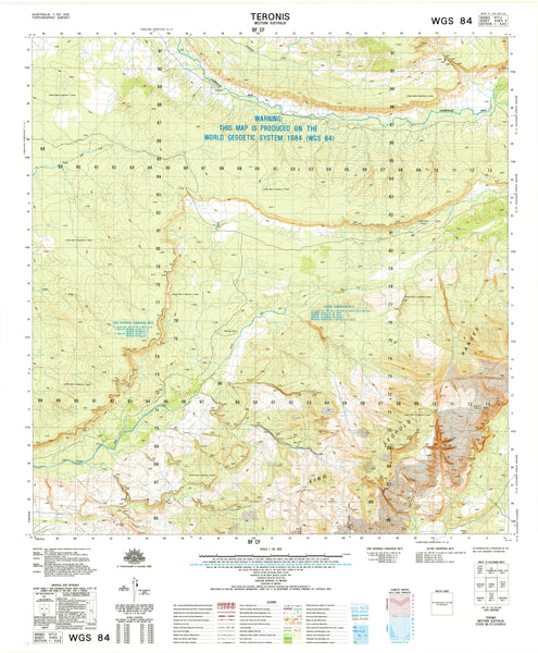 4363-3 Teronis 1:50k Topographic Map