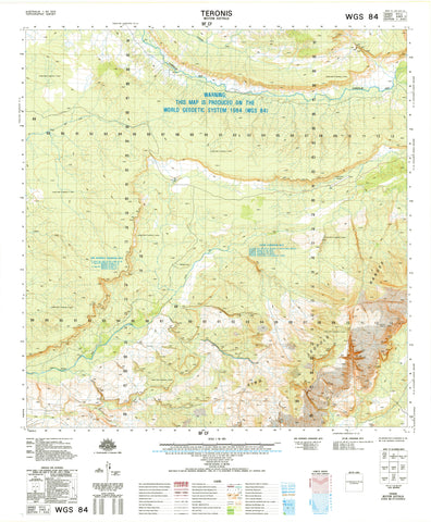 4363-3 Teronis 1:50k Topographic Map
