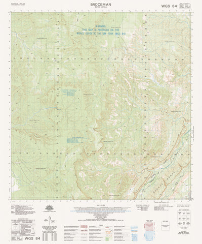 4364-2 Brockman 1:50k Topographic Map