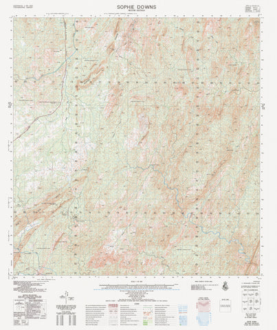4461-1 Sophie Downs 1:50k Topographic Map