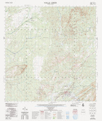 4461-4 Halls Creek 1:50k Topographic Map