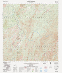 4462-2 Alice Downs 1:50k Topographic Map