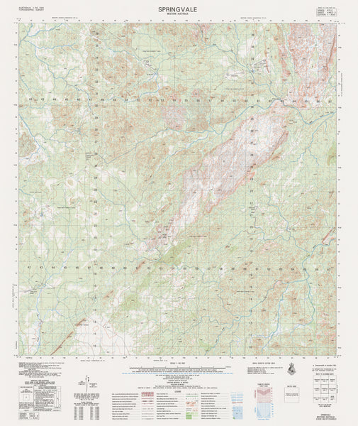 Springvale South Map 4462-3 Springvale 1:50k Topographic Map | Mapworld