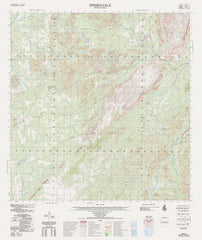 4462-3 Springvale 1:50k Topographic Map