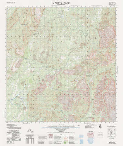 4462-4 Martys Yard 1:50k Topographic Map | Mapworld