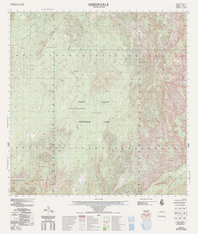 4463-1 Greenvale 1:50k Topographic Map | Mapworld
