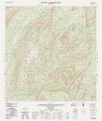 4463-4 Mount Remarkable 1:50k Topographic Map
