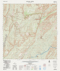 4464-1 Archie Creek 1:50k Topographic Map