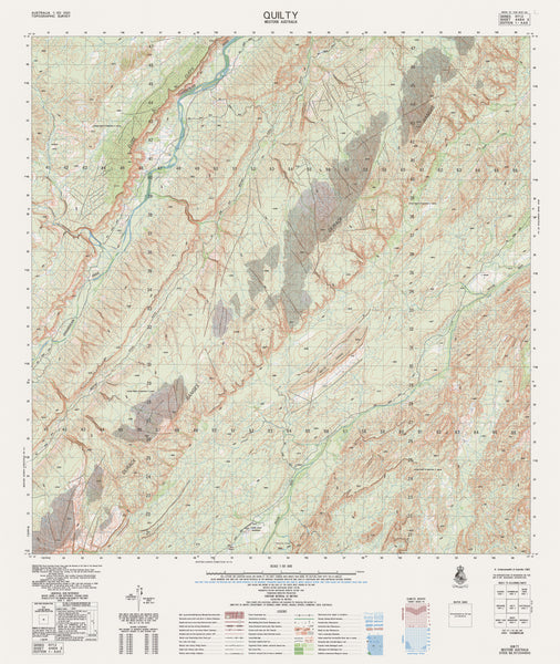 4464-3 Quilty 1:50k Topographic Map | Mapworld