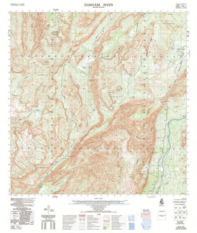 4565-3 Dunham River 1:50k Topographic Map | Mapworld