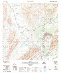 4566-2 Tier Range 1:50k Topographic Map | Mapworld