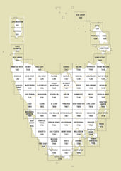 Babel 1:50,000 Topographic Map – Tasmania