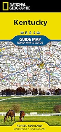 Kentucky National Geographic Folded Map