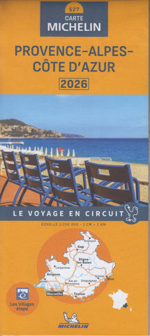 France Provence-Alps-French Riviera 527 Michelin Map
