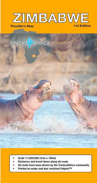 Zimbabwe - Traks4Africa Map