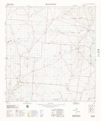 6556 Bullecourt 1:100k Topographic Map