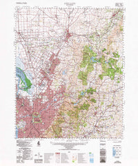 6628 Adelaide 1:100k Topographic Map