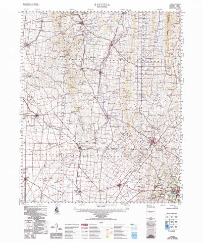 6629 Kapunda 1:100k Topographic Map