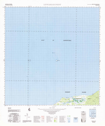 6765 Lowareah Point 1:100k Topographic Map
