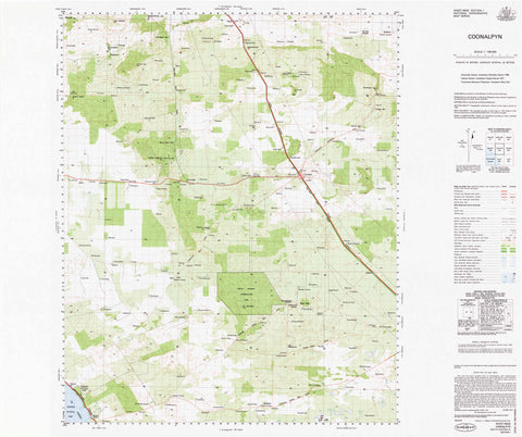 6826 Coonalpyn 1:100k Topographic Map