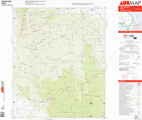 6831 Murkaby 1:100k Topographic Map