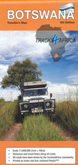 Botswana - Traks4Africa Map — map
