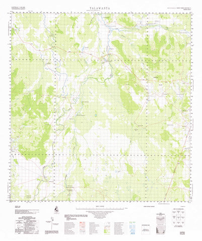 6960 Talawanta 1:100k Topographic Map