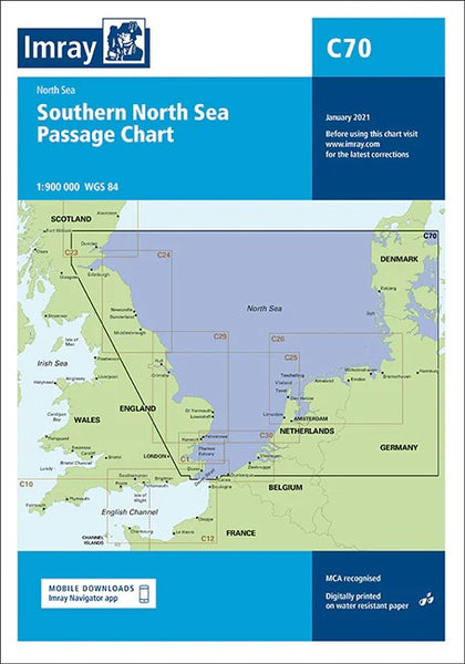 Southern North Sea Passage Imray Chart