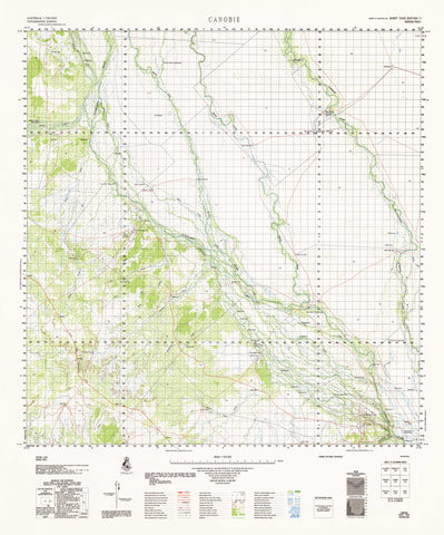 7059 Canobie 1:100k Topographic Map