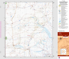 Teilta 7136 Topographic Map 1:100k | Mapworld