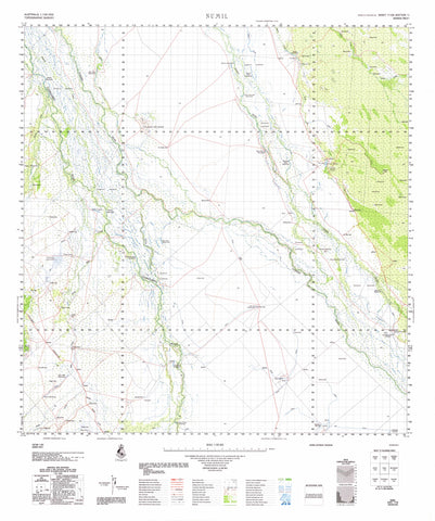 7158 Numil 1:100k Topographic Map