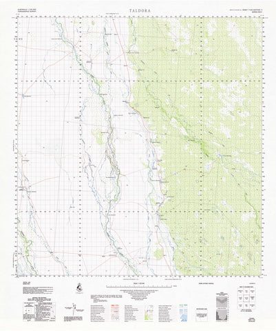 7159 Taldora 1:100k Topographic Map