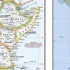 Africa National Geographic Folded Map — additional product image