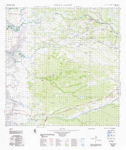 7163 Double Lagoon 1:100k Topographic Map
