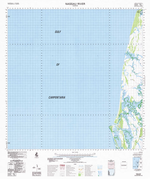 Nass Rivers On Map 7166 Nassau River 1:100k Topographic Map | Mapworld