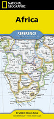 Africa National Geographic Folded Map — National Geographic folded travel map