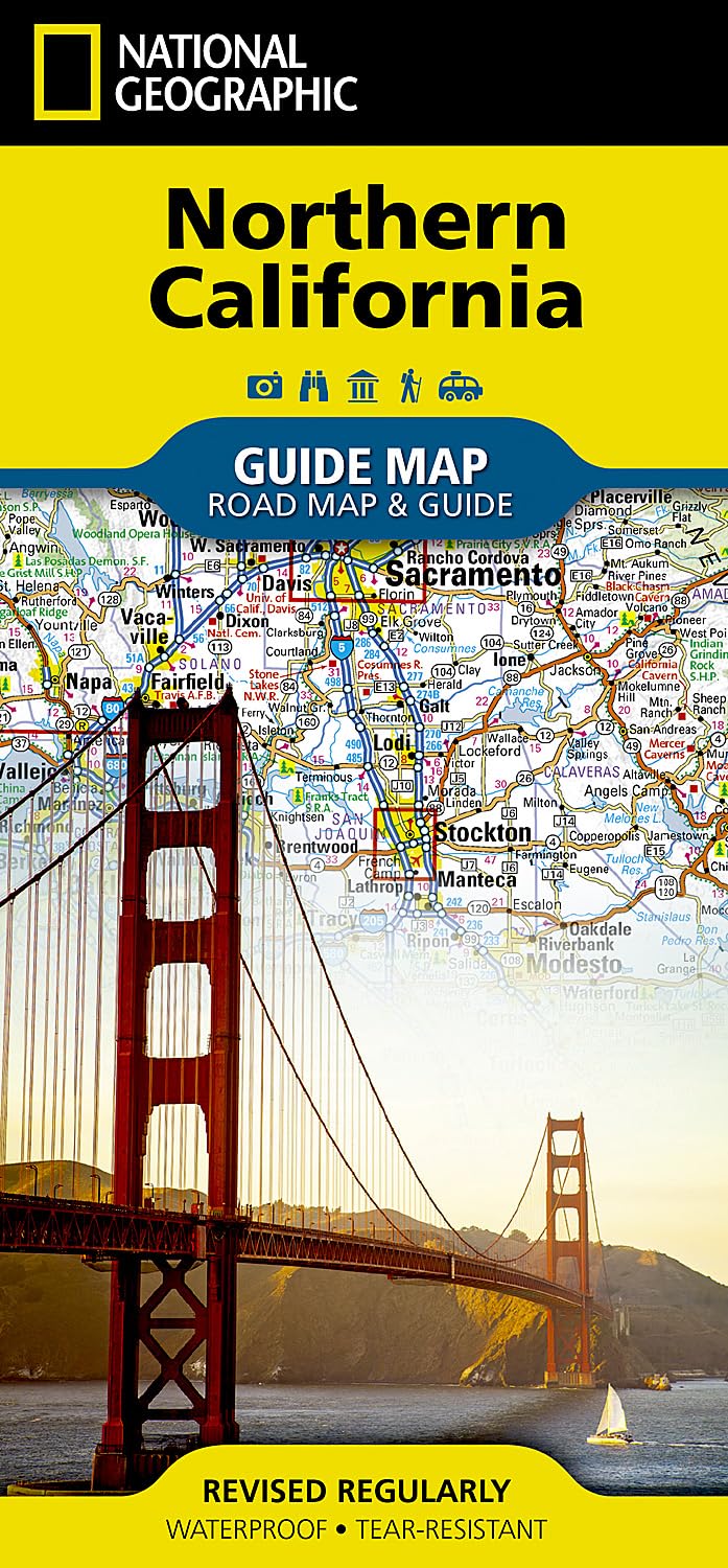 California Northern Folded – National Geographic | Mapworld
