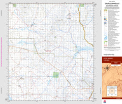 Olive Downs 7239 Topographic Map 1:100k | Mapworld