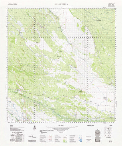 7258 Millungera 1:100k Topographic Map