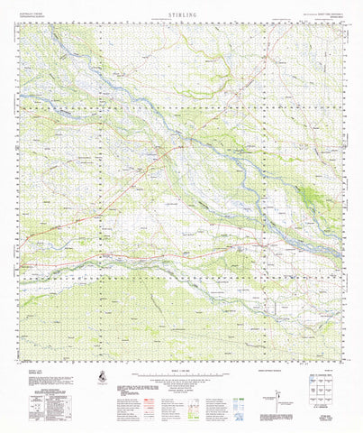 7263 Stirling 1:100k Topographic Map