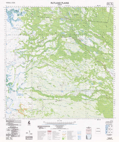 7266 Rutland Plains 1:100k Topographic Map