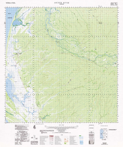 7270 Archer River 1:100k Topographic Map