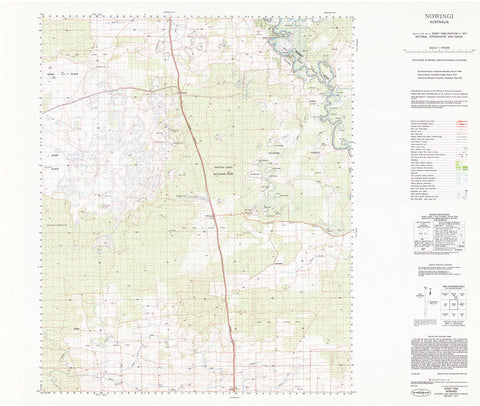 7328 Nowingi 1:100k Topographic Map