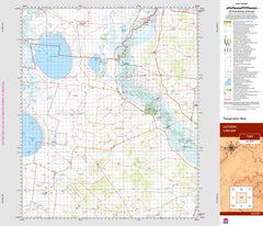 Cuthero 7331 Topographic Map 1:100k