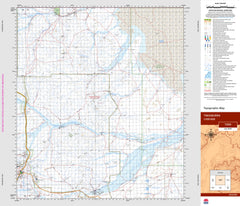 Tibooburra 7339 Topographic Map 1:100k | Mapworld